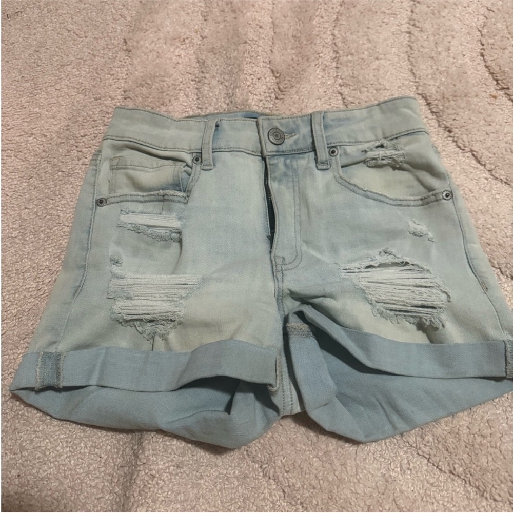 Aeropostale High Rise Midi Shorts